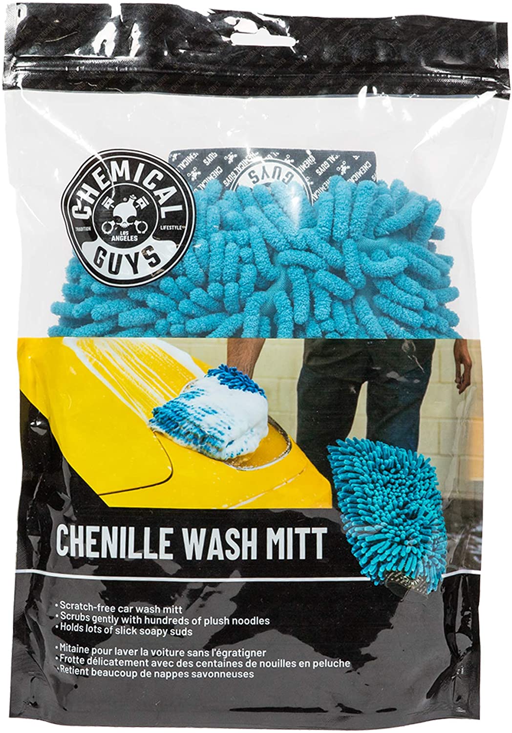 Chemical Guys Microfibre Scratch-Free Auto Chenille Wash Mitt